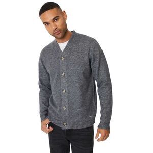 Threadbare Mens Dutch Cardigan / Taupe Micro